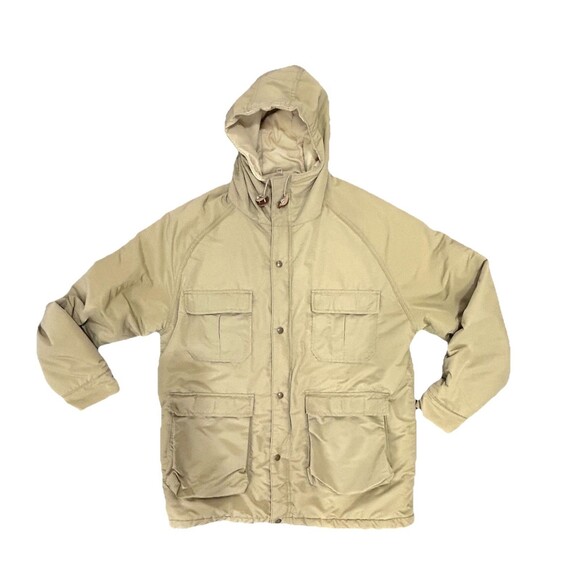 Vintage LL Bean Parka Jacket Coat Outdoor Utility Anorak Jacket Men’s Sz L - Picture 1 of 12